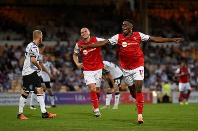 Rotherham United striker Chiedozie Ogbene. Picture: Getty Images