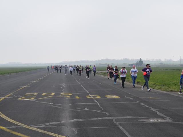 The Run The Runway event at Doncaster Sheffield Airport