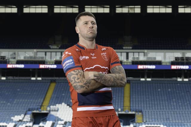 Shaun Kenny-Dowall led Hull KR out at Elland Road in May. (Picture: Allan McKenzie/SWpix.com)