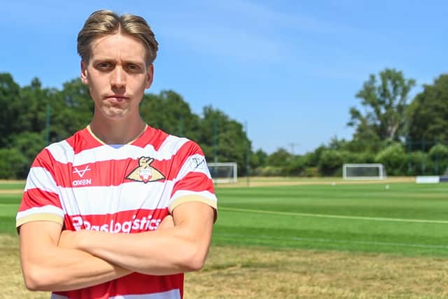 Doncaster Rovers winger Jordan Thomas. Picture courtesy of DRFC