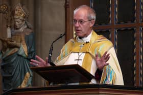 Justin Welby, the Archbishop of Canterbury, delivering his Easter Sermon at Canterbury Cathedral in 2022. PIC: Hollie Adams/Getty Images