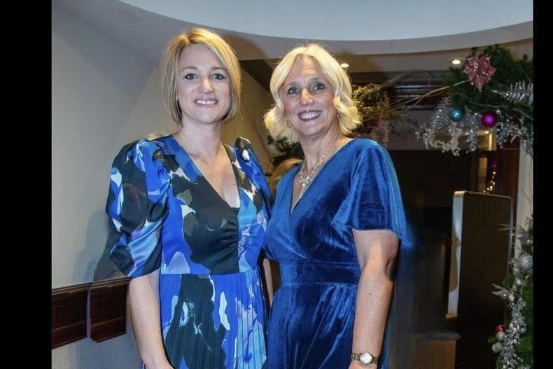 ITV presenters Kerrie Gosney and Sally Simpson stepped out in blue