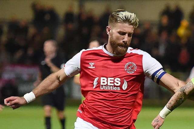 Scored twice as Fleetwood own drew 2-2 at Bristol Rovers.