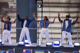 British street dance troupe Diversity perform at the Platinum Party at Buckingham Palace. (Pic credit: Hannah McKay / Getty Images)
