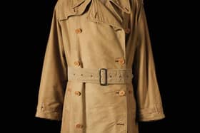 A men's trench coat from 1939, courtesy of Burberry.