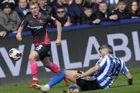 Callum Paterson scores the winning goal for Sheffield Wednesday against Exeter. But will it be enough? (Picture: Steve Ellis)