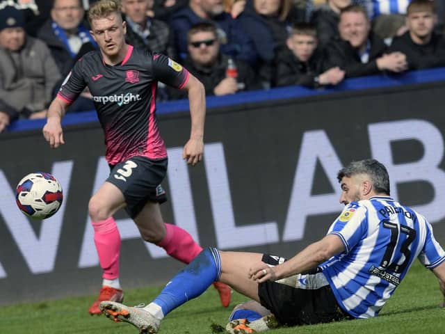 Callum Paterson scores the winning goal for Sheffield Wednesday against Exeter. But will it be enough? (Picture: Steve Ellis)