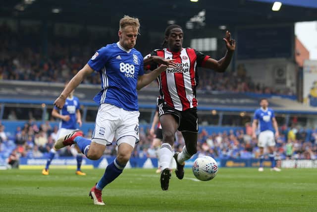 Clayton Donaldson playing for Sheffield United in 2018 (Picture: Simon Bellis/Sportimage)