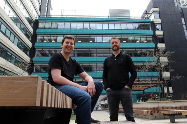 FourJaw co-founders Robin Hartley-Willows and Chris Iveson.