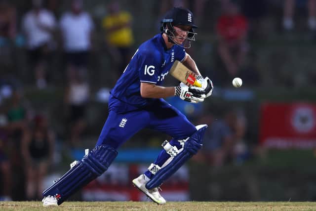 THE CLOSER: Harry Brook helped see England safely home to level the ODI series against West Indies in Antigua Picture: Ashley Allen/Getty Images)