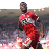 Middlesbrough striker Chuba Akpom, pictured scoring twice at home to Sheffield United early last season. The Blades are keen on bringing the 27-year-old to South Yorkshire. Picture: Stu Forster/Getty Images.