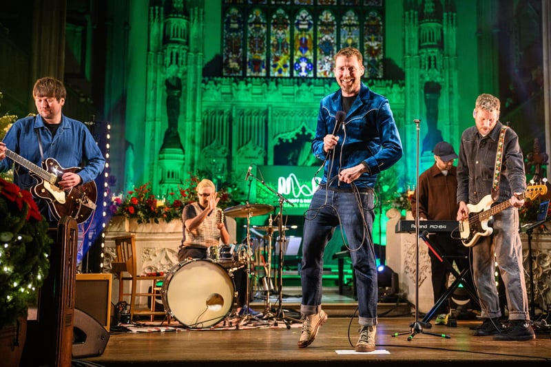 In at number 3 is the Leeds-born band, Kaiser Chiefs. The band’s signature single, "I Predict A Riot", depicted a night out in their hometown of Leeds, but it was their song "Ruby" that got the boys their first number 1 hit. Recently the band performed during Nordoff and Robbins' annual fundraising Christmas Carol Service at St Luke's Church, Chelsea, London to raise money for dedicated music therapists to support those who need it most.