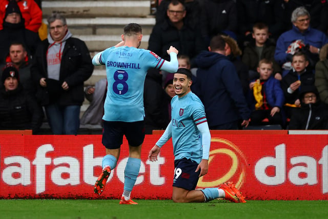 Scored two of Burnley's goals as the Championship high-fliers dumped Bournemouth of the FA Cup on the south coast.