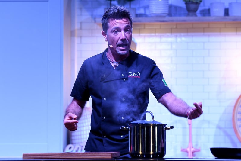Gino D'Acampo pictured at the festival.