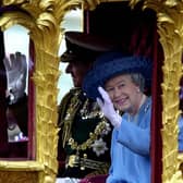 Queen Elizabeth II at her Golden Jubilee. PIC:  Rebecca Naden/WPA