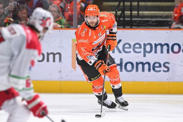 CAPTAIN'S RUN: Sheffield Steelers' skipper, Robert Dowd, is hoping for a bumper festive season for his team. Picture: Dean Woolley/Steelers Media