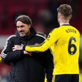 MEASURED RESPONSE: Leeds United manager Daniel Farke (left) (Image: Press Association)