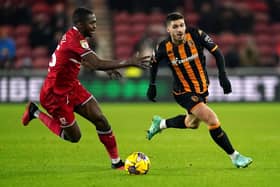 DISAPPOINTMENT: Ruben Vinagre (right)'s loan at Hull City did not go as planned