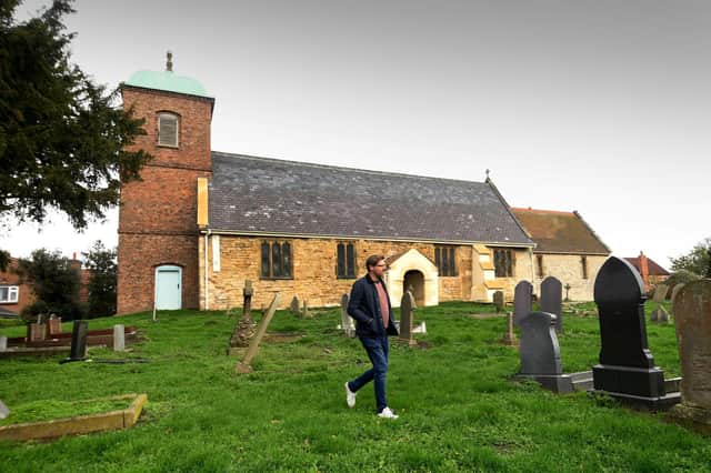 Stuart Dennell pictured at St Helens Church, Barmby on the Marsh. Picture by Simon Hulme