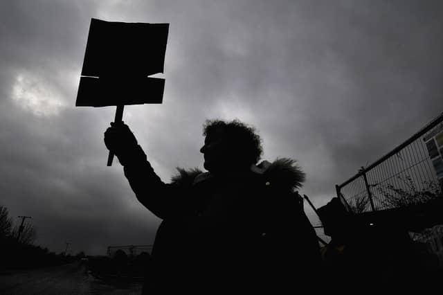 File photo of anti-fracking protestors at Kirby Misperton. PIC: Richard Ponter