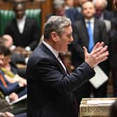 Labour leader Sir Keir Starmer speaking during Prime Minister's Questions in the House of Commons, London. PIC: UK Parliament/Maria Unger/PA Wire