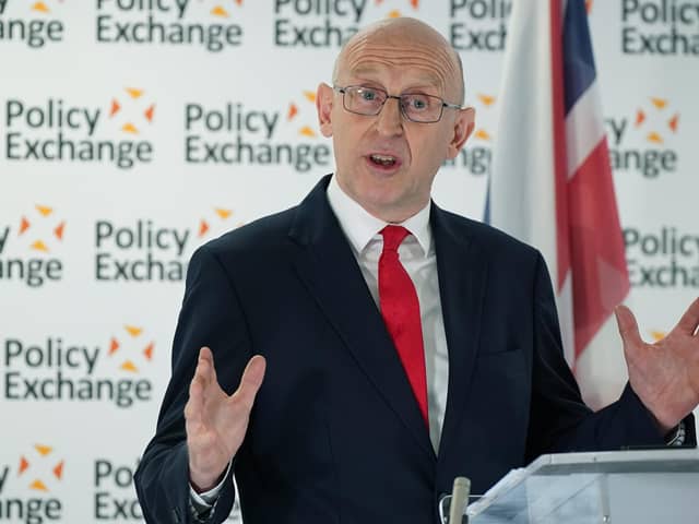 Shadow defence secretary John Healey discusses Labour's plan for UK defence in a keynote address at the Policy Exchange think tank. PIC: Yui Mok/PA Wire