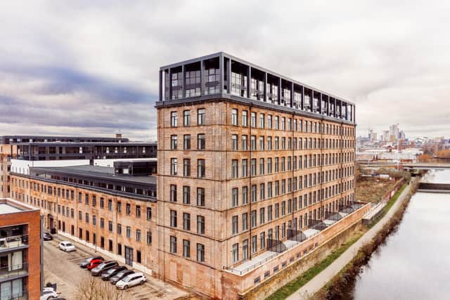 Mill F (pictured) forms part of the £50m Victoria Riverside development in Hunslet, Leeds