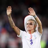 Harrogate-born Rachel Daly of England celebrates following her teams victory during the UEFA Women's Euro 2022 Semi Final match between England and Sweden at Bramall Lane on July 26, 2022 in Sheffield (Picture: Naomi Baker/Getty Images)