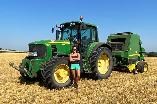 Farmer Rebecca Wilson has gained an Instagram following of more than 34,000 within a year and reaches 500,000 accounts a month with her social media posts about daily life on her farm.
