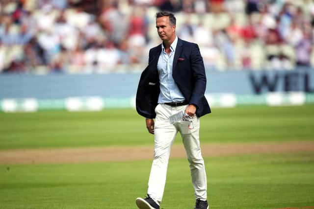 File photo dated 03-08-2019 of Michael Vaughan. Former Yorkshire all-rounder Rana Naved-ul-Hasan has claimed he heard former England captain Michael Vaughan make racially insensitive comments to Asian players at the club. Issue date: Friday November 5, 2021. PA Photo. See PA story CRICKET Rafiq. Photo credit should read Nick Potts/PA Wire.
