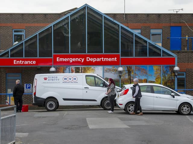 The emergency department at Doncaster Royal Infirmary. PIC: Tony Johnson