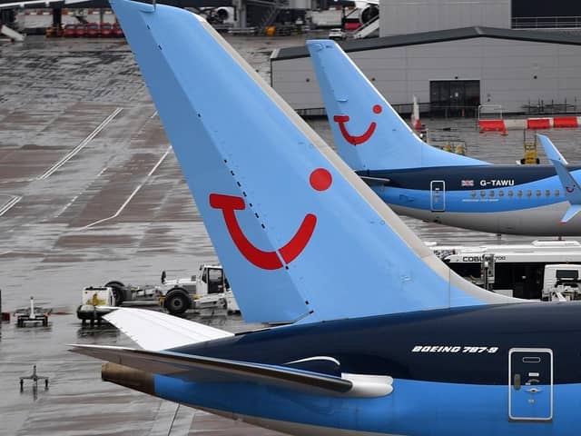 Aircraft operated by TUI. (Pic credit: Anthony Devlin / AFP via Getty Images)