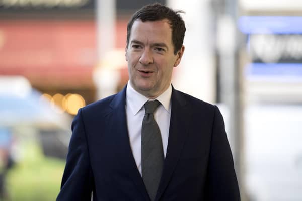 Former Chancellor of the Exchequer, George Osborne, says abandoning Northern Powerhouse Rail (NPR) would be a betrayal of the North. PIC: JUSTIN TALLIS/AFP via Getty Images