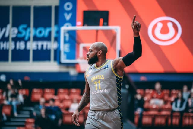 Big win for Sheffield Sharks and their captain Rodney Glasgow Jnr (Picture: Adam Bates)