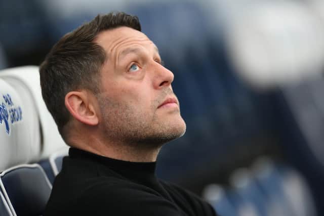 Rotherham United head coach Leam Richardson, pictured during Friday's Sky Bet Championship match at Preston North End. Photo by Ben Roberts Photo/Getty Images.