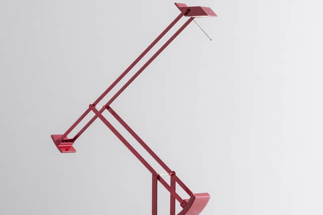 Hey good looking: The Tizio lamp by Richard Sapper now available in red.