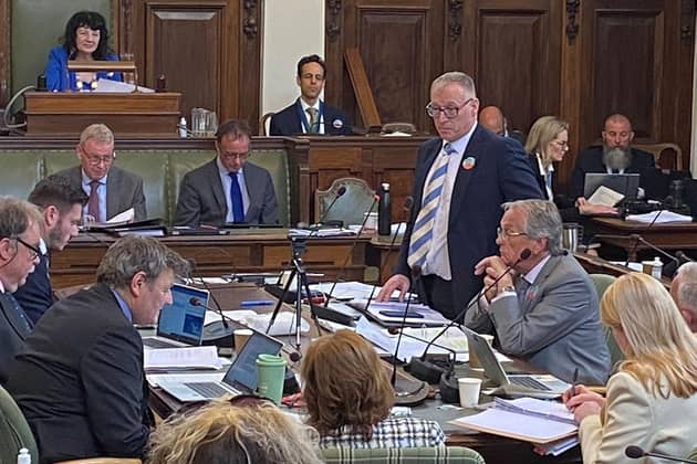 Councillor Gareth Dadd, speaking in the North Yorkshire Council chamber