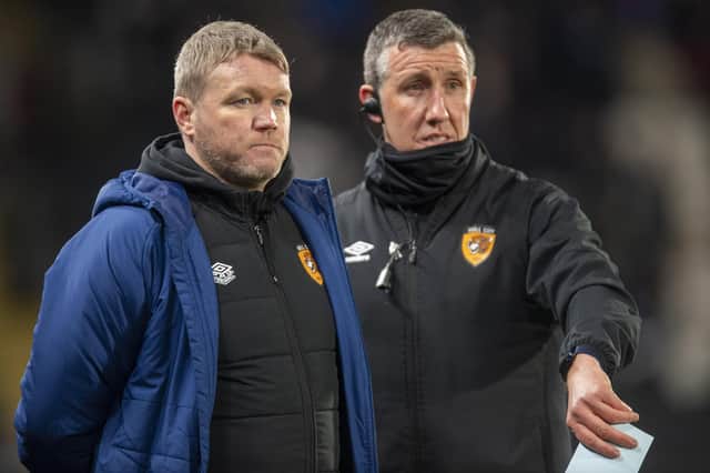 GOOD VIBES: New Doncaster Rovers assistant manager Cliff Byrne, pictured right with Grant McCann