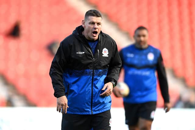 Lee Radford coached Samoa at last year's Rugby League World Cup. (Photo by Gareth Copley/Getty Images)