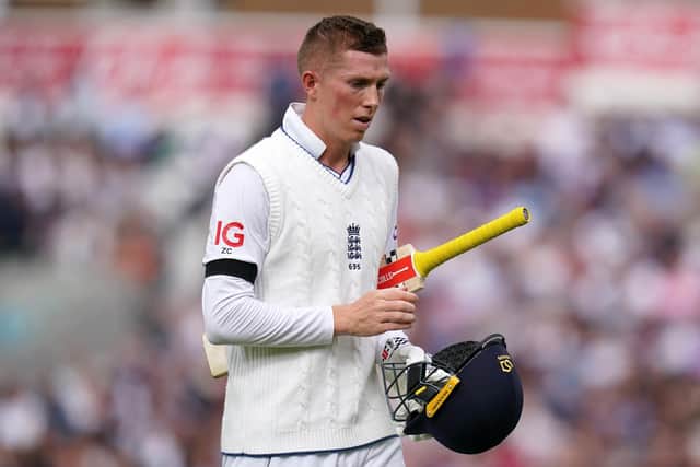 UNDER PRESSURE: England Test opener Zak Crawley struggled for runs in the two-match series in New Zealand. Picture: John Walton/PA.