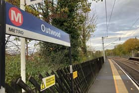 Outwood Station near Wakefield