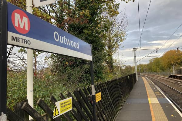 Outwood Station near Wakefield