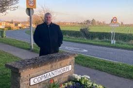 Cllr Chris Steward, Conservative ward member for Copmanthorpe and Conservative group leader. Picture is from York Conservatives