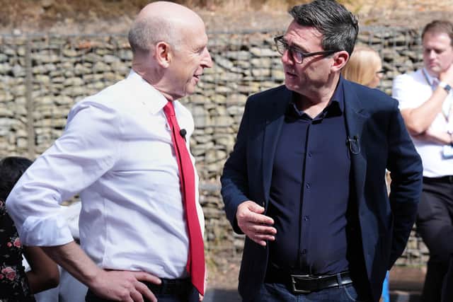 Chancellor John Healey (left), seen here with Prime Minister Andy Burnham.