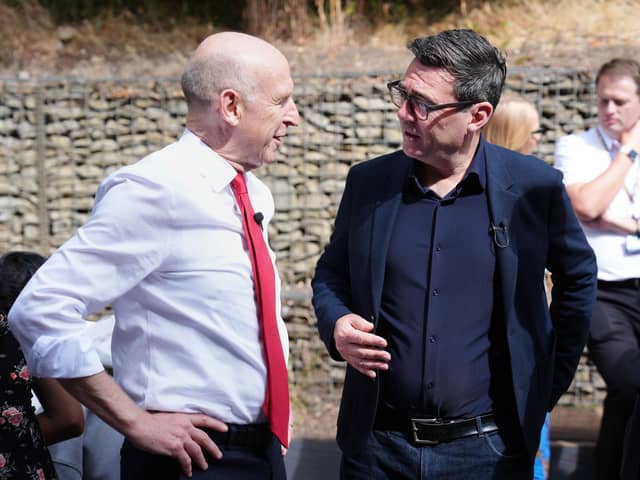 Chancellor John Healey (left), seen here with Prime Minister Andy Burnham.