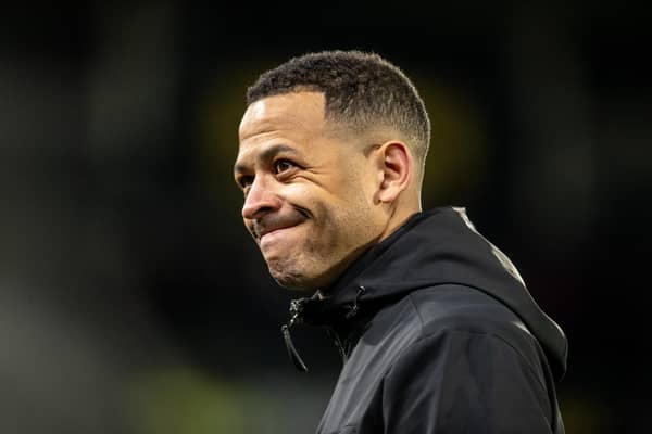 Hull City head coach Liam Rosenior, pictured at the end of their Championship game with Middlesbrough last month. Picture: Tony Johnson.