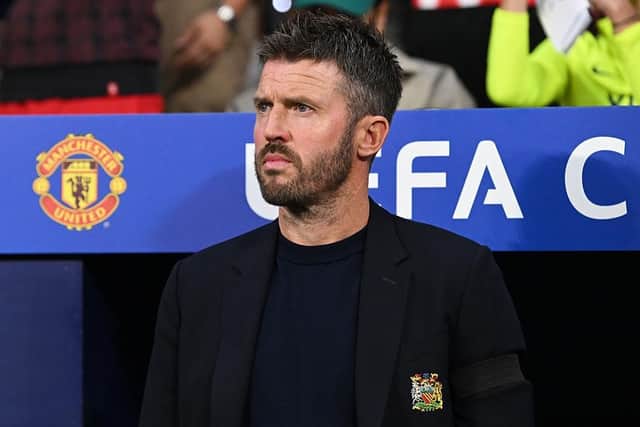 UNDER PRESSURE: Manchester United coach Michael Carrick (Image: Denis Doyle/Getty Images)