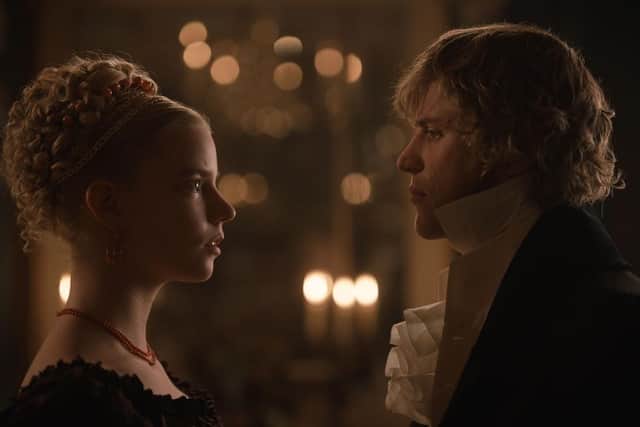 Anya Taylor-Joy and Johnny Flynn in the film adaptation of Jane Austen's 1815 novel, Emma. (Picture: Focus Features)