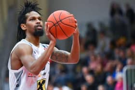 Terrell Allen playing in Europe before joining Sheffield Sharks.