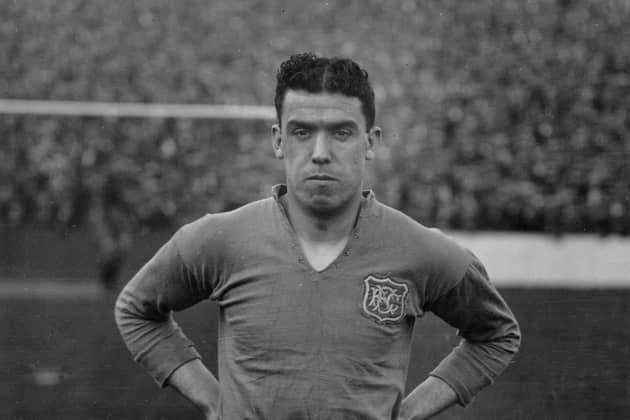 Dixie Dean pictured in 1928, Photo by H. F. Davis/Topical Press Agency/Getty Images